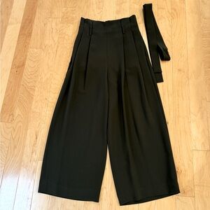 COS Pleated Ankle Pants with Belt
